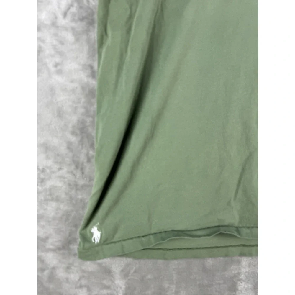 Polo Ralph Lauren Classic Fit Logo Spellout T-Shirt Green Mens XL
